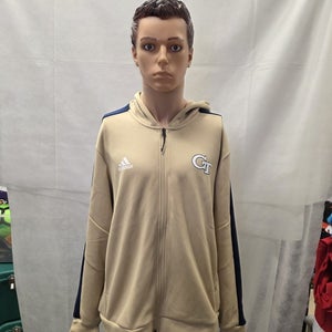 NWT Georgia Tech Yellow Jackets Adidas Full Zip Hooded Jacket XL NCAA