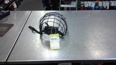 Used ZERO PLUS BOULDER HOCKEY Helmet Half Visor Combo Black LG 11339-S000196457