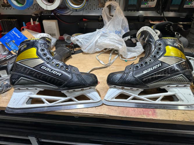 2021 Bauer Supreme 3S Hockey Goalie Skates Extra Wide Width 8.5 (Used)