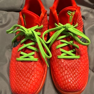 Kid's 4Y Kobe Reverse Grinch Basketball Shoes