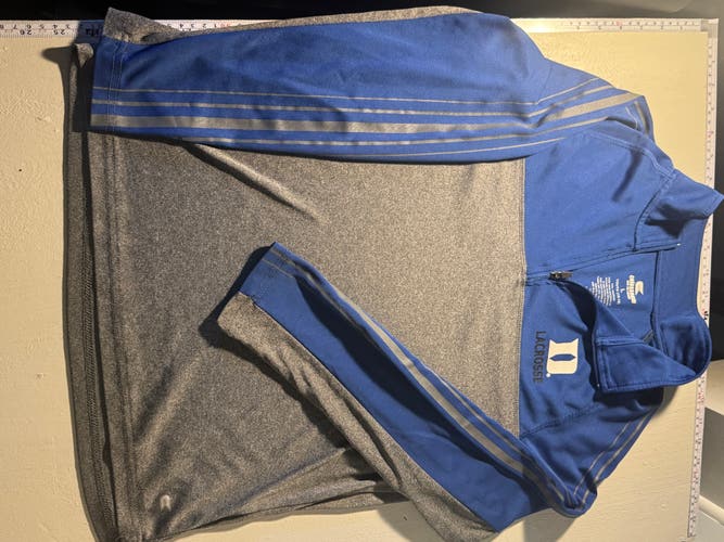 Boys Duke Lacrosse 1/4 zip EUC Size L