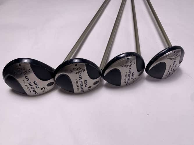 Callaway Steelhead Plus Wood Set 3 5 7 9 | 15* 18* 21* 24* RH