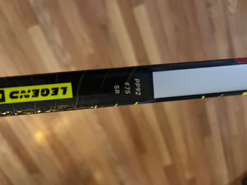 Senior Sher-Wood Rekker Legend Pro Left Hand Hockey Stick PP92 75 Flex (Used)