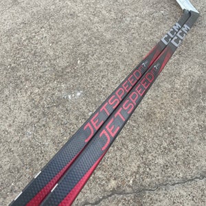 2 Used CCM JETSPEED FT7 PRO Pro Stock Hockey Stick Grip P90 85 Flex Left 2715