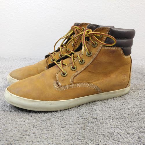 Timberland Dausette High Top Sneaker Boots Womens Size 7.5 Shoes Wheat Nubuck