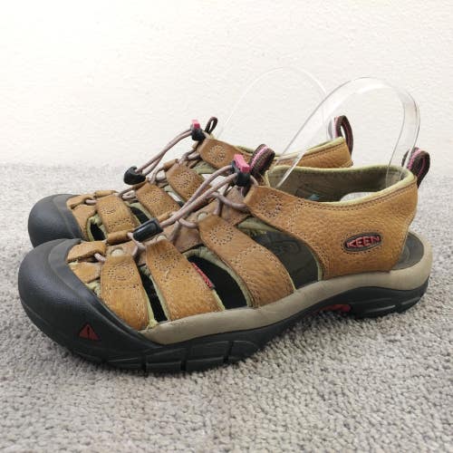 Keen Newport H2 Sandals Womens Size 9 Shoes Brown Leather Hiking Waterproof