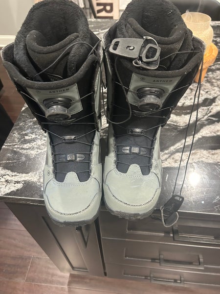 Men's Size M 11.5 (W 12.5) Ride Anthem Snowboard Boots Medium Flex All Mountain (Used)