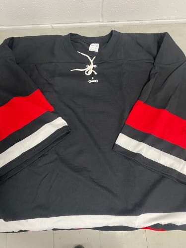Black Goalie Cut Men's Jersey (New)