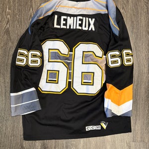 Pittsburgh Penguins Mario Lemieux RoboPens jersey 52 RARE!