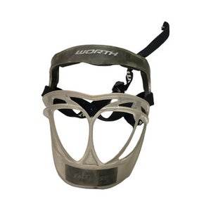 Used Worth FACE FIRST BB/SB Fielders Mask White MD 11859-S000026972