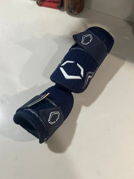 Navy Adult EvoShield Elbow Guard 2 Piece Elbow Protection (New)