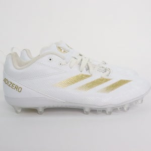 Adidas Adizero Electric.2 Football Cleats Youth US Size 6 White Gold ID1468