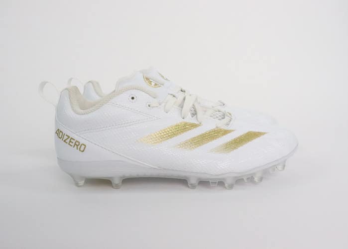 Adidas Adizero Electric.2 Football Cleats Youth US Size 6 White Gold ID1468