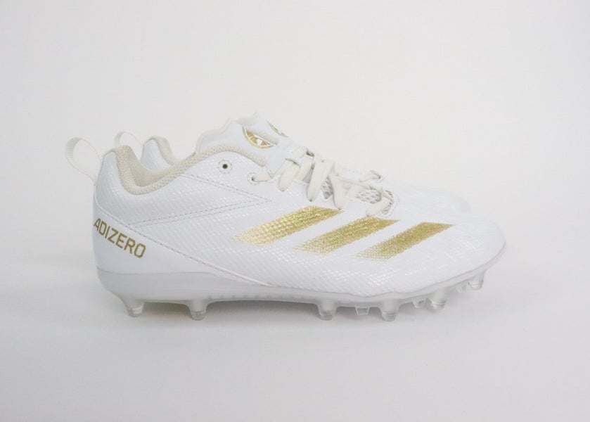 Adidas Adizero Electric.2 Football Cleats Youth US Size 6 White Gold ID1468