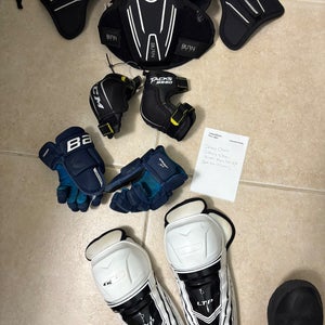 Starter Kit (Used) youth small hockey equipment