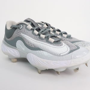 Nike Alpha Huarache Elite 4 Low White Wolf Grey DJ6521-012 Mens Size 7 Cleats