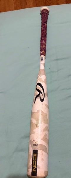 2025 Rawlings Icon Composite USSSA Certified Bat (-10) 18 oz 28" (Used)