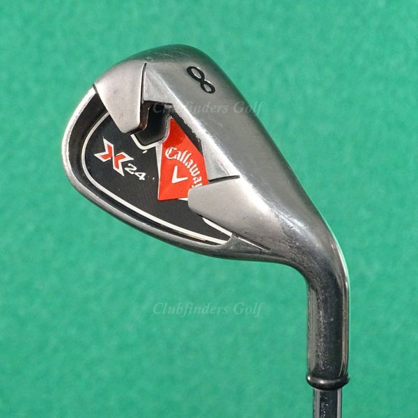 Callaway X-24 Single 8 Iron Factory True Temper Steel Uniflex
