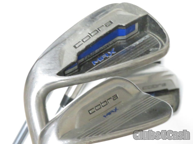 Cobra MAX Irons Matrix MFS White Tie 56 Lite SENIOR Flex 7-P+G .. LEFT LH