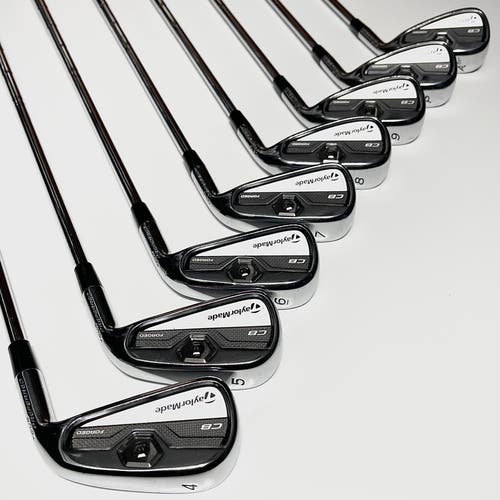 Taylormade Tour Preferred CB Iron Set 4-9, PW, AW Right Hand Stiff Flex Steel