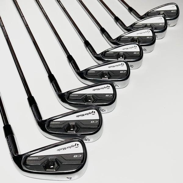 Taylormade Tour Preferred CB Iron Set 4-9, PW, AW Right Hand Stiff Flex Steel