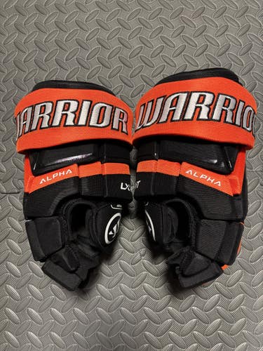 Warrior Alpha LX3 Team Gloves Orange Senior 13"