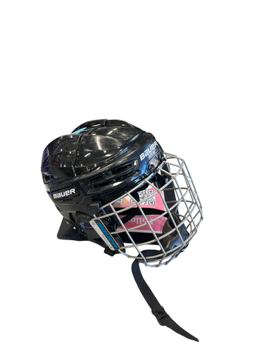 Used Bauer BAUER HOCKEY HELMET Helmet Cage Combo Black LG 11682-S000123706