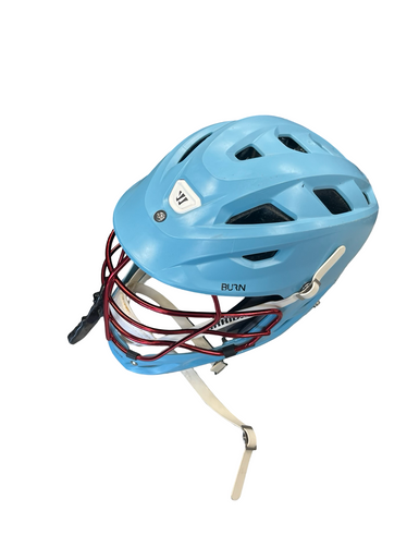 Used Warrior BURN Lacrosse Helmet Carolina Blue One Size 11682-S000123660