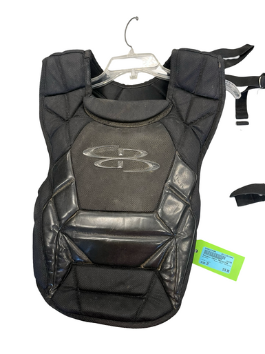 Used BoomBah CHEST PROTECTOR Catchers Chest Protector Black Junior 11682-S000123690