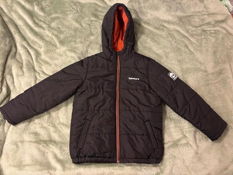 Boys Large(14-16) Timberland Black puffer Jacket (Used but great condition)