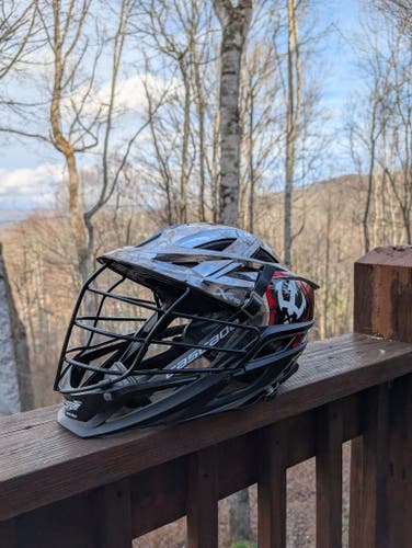 Chrome Red Devils Cascade XRS Helmet (Used)