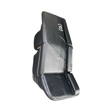 Used Warrior RG5 JR Goalie Leg Pads Youth Black 24" 11883-S000153991