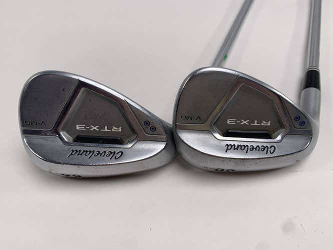 Cleveland RTX 3 Cavity Back Tour Satin Wedge Set 56* 11 | 60* 9 DG Wedge Mens LH