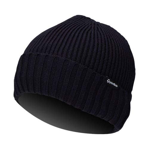 Taylor Made Ribbed Knit Beanie (Navy, One Size) Golf Hat 2023 NEW