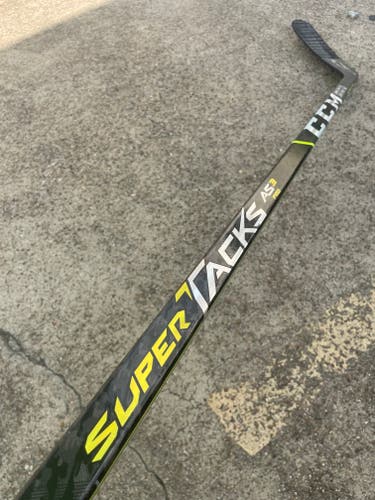 Used CCM Super Tacks AS3 Pro Stock Hockey Stick Grip 85 Flex P90M Left 2771
