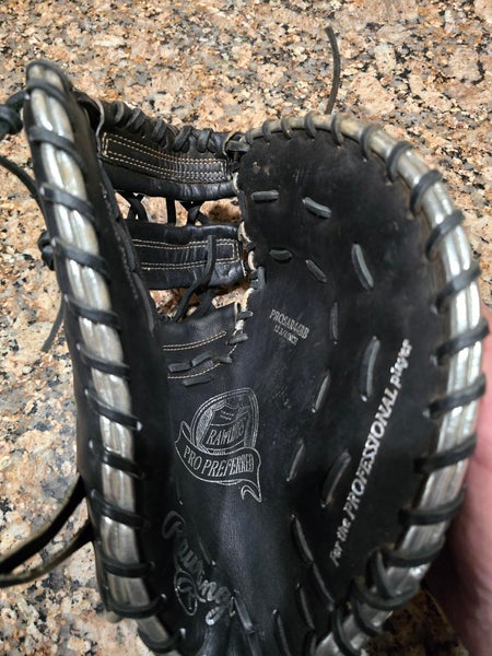 First Base RH Rawlings Pro Preferred Baseball Glove 12.75" (Used)