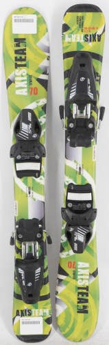 Axis Team Synflex Kids Skis with Bindings - 70 cm Used