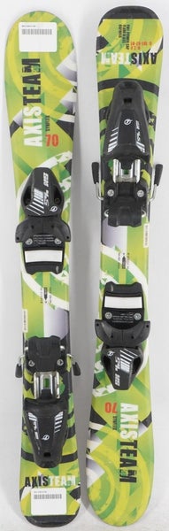 Axis Team Synflex Kids Skis with Bindings - 70 cm Used