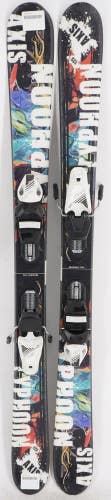 Axis Typhoon Twin Tip Kids Skis with Bindings - 125 cm Used