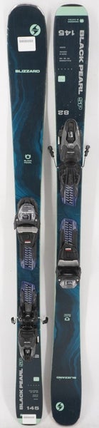 Blizzard Black Pearl SP 82 Women's Demo Skis with Bindings - 145 cm Used