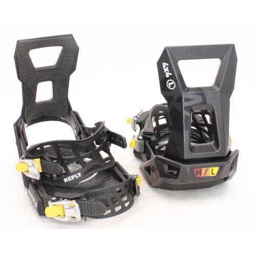 Rossignol Reply 4x4 Snowboard Bindings- Size M/L (Fits US Size 8.0 - 14.0+) Used