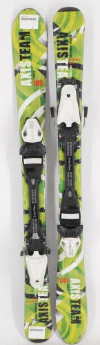 Axis Team Synflex Kids Skis with Bindings - 100 cm Used