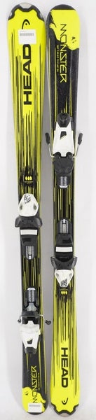 Head Monster Grip Junior Skis with Bindings - 137 cm Used