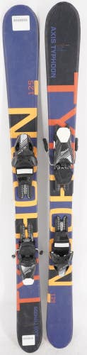 Axis Typhoon Twin Tip Junior Skis with Bindings - 125 cm Used