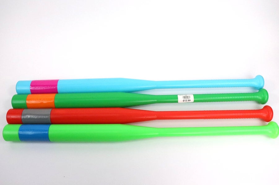 Set of 4 Official Junk Ball Plastic Baseball Bat 32 " Read