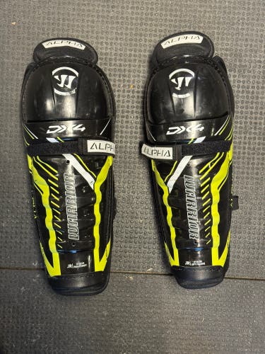 Warrior Alpha Dx4 13" Shin Pads. Like New.