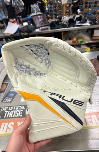 True Kevin Lankinen pro stock catcher catch glove sr trapper White Senior Regular