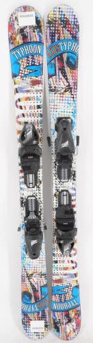 Axis Typhoon Twin Tip Kids Skis with Bindings - 115 cm Used