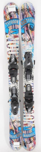 Axis Typhoon Twin Tip Kids Skis with Bindings - 115 cm Used