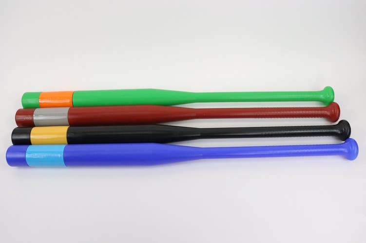 Set of 4 Official Junk Ball Plastic Baseball Bat 32 " Read